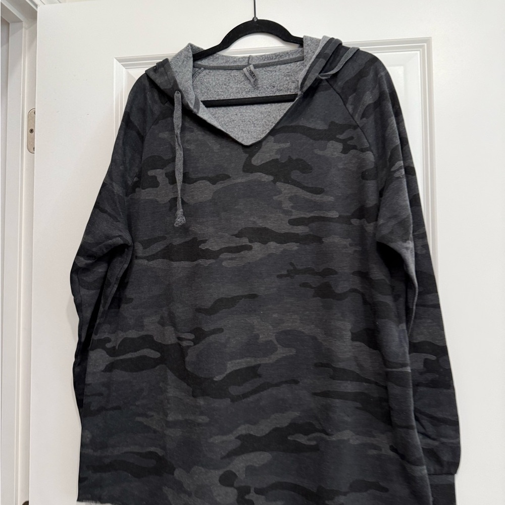 Gray Camo Women’s Hoodie